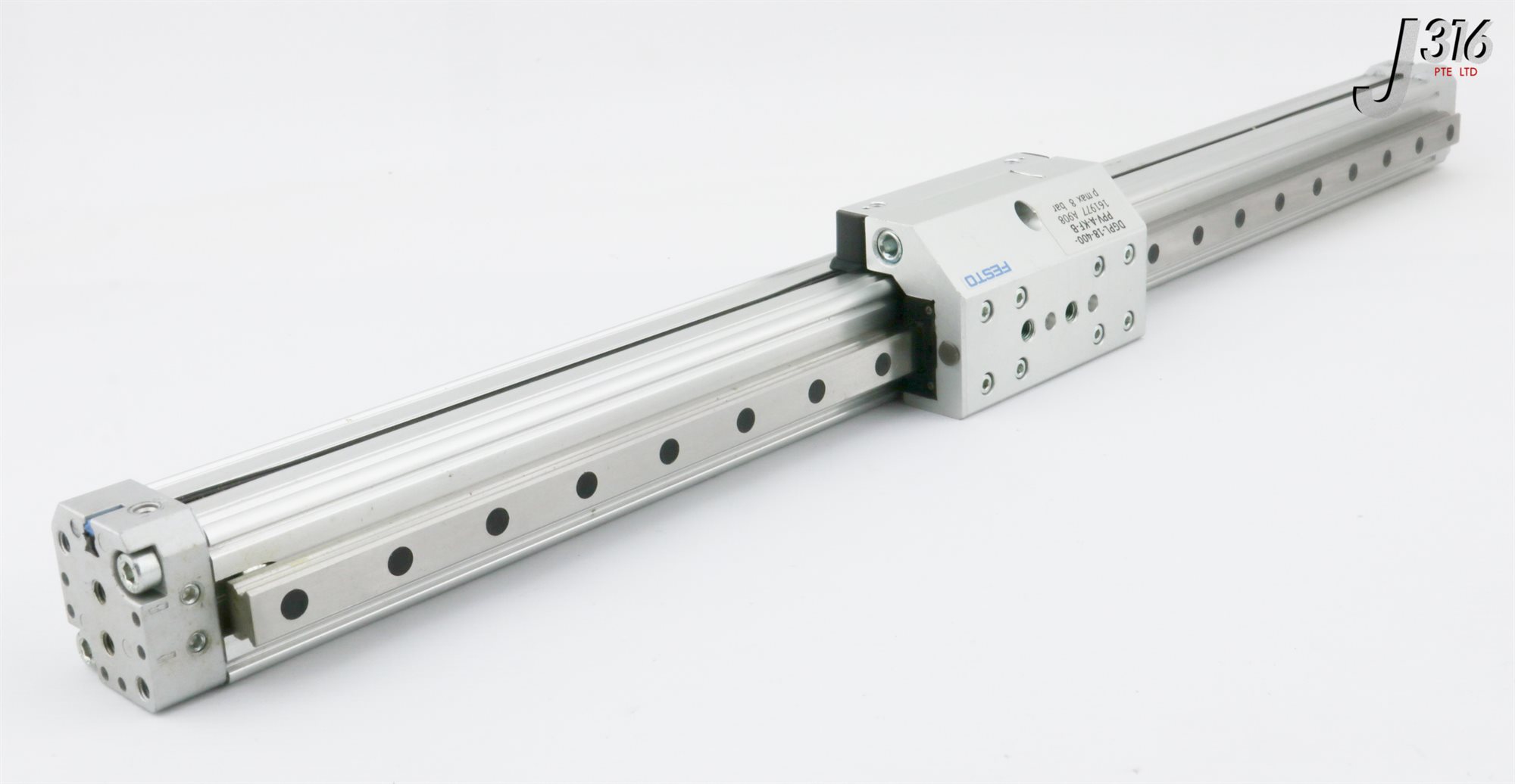31076 FESTO PNEUMATIC LINEAR DRIVE, 161977 DGPL-18-400-PPV-A-KF-B